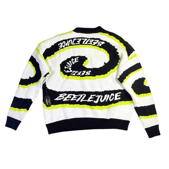 Beetlejuice x Forever 21 Spiral Oversized Sweater NWT - M - Picture 5 of 5